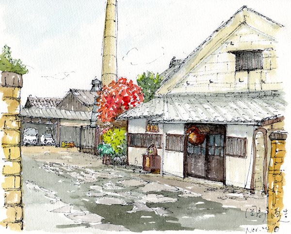 岡部の酒蔵である岡部合名(茨城)