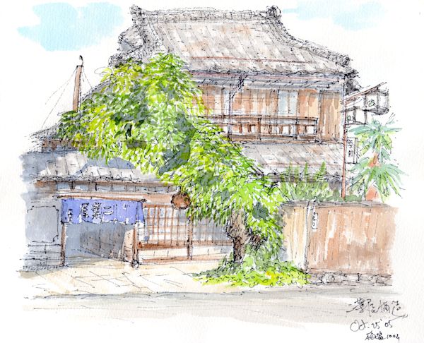栴檀の酒蔵である二葉屋酒造店(山梨)