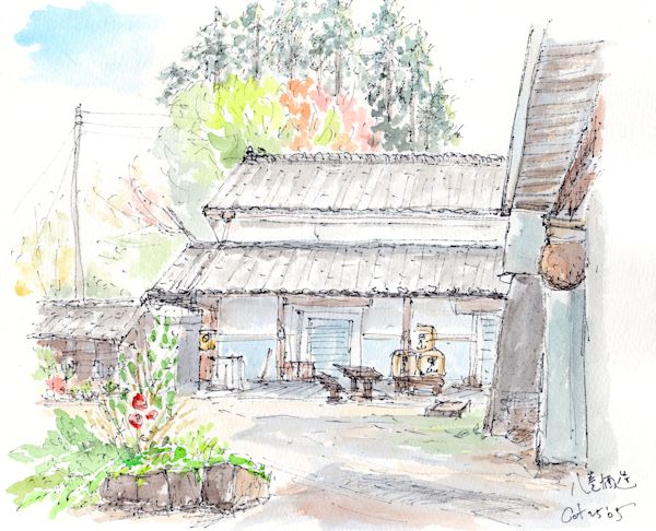 お館様の酒蔵である八巻酒造店(山梨)