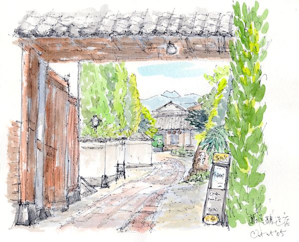 春鶯囀の酒蔵である萬屋醸造店(山梨)