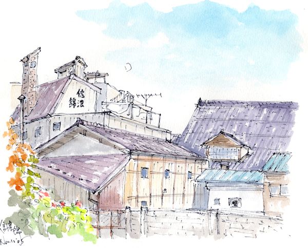艶三郎の酒蔵である宮島酒店(長野)