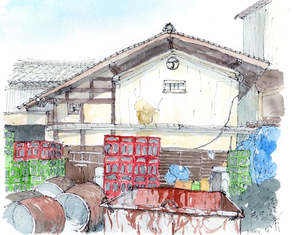 寒竹の酒蔵である戸塚酒造店(長野)