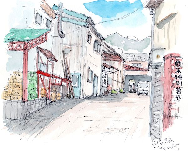 信屋の酒蔵である薄井商店(長野)