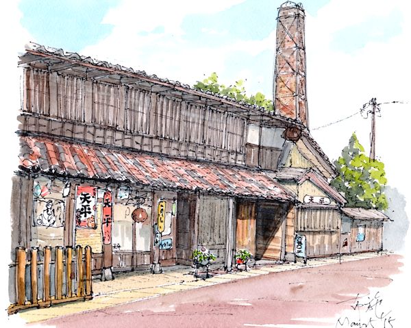 天平の酒蔵である布施酒造店(石川)