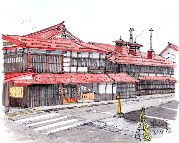 稲村屋の酒蔵である鳴海醸造店(青森)