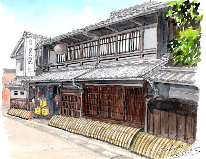 黒松白扇の酒蔵である白扇酒造(岐阜)
