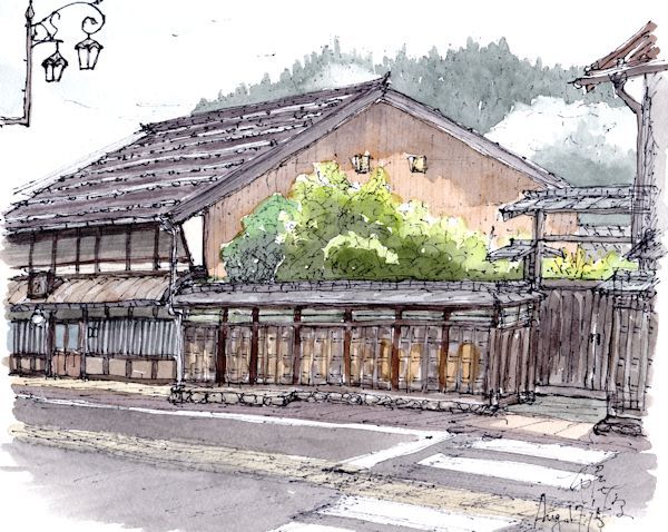 元文の酒蔵である布屋　原酒造場(岐阜)