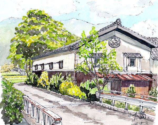 笠置鶴の酒蔵である大橋酒造(岐阜)