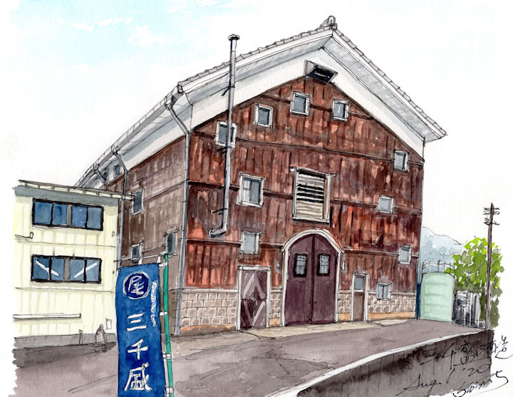 三千盛の酒蔵である三千盛(岐阜)