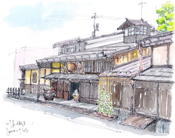 ひだ正宗の酒蔵である川尻酒造場(岐阜)