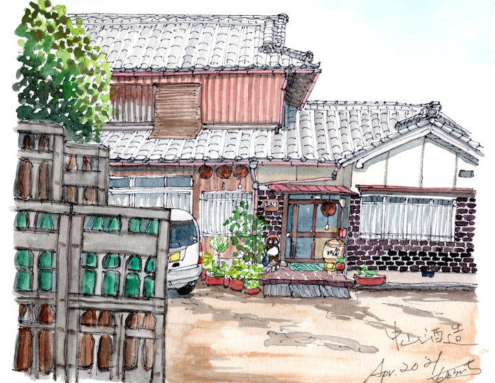 白米城の酒蔵である中山酒造(三重)