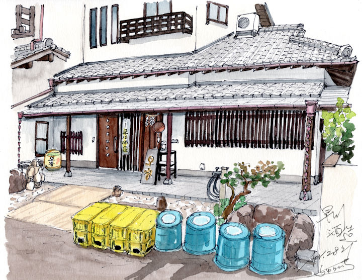 早春の酒蔵である早川酒造(三重)