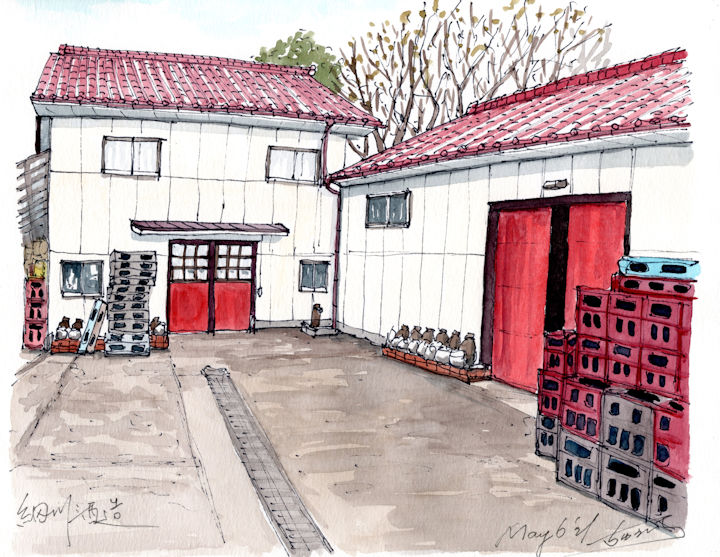 上げ馬の酒蔵である細川酒造(三重)
