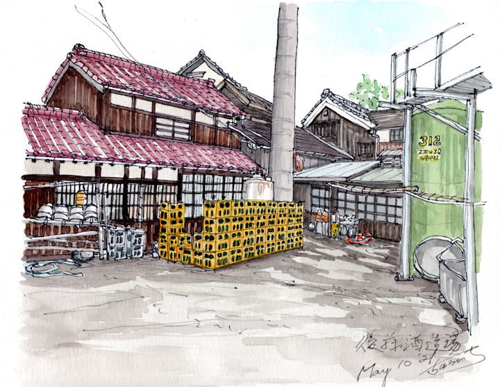 颯の酒蔵である後藤酒造場(三重)