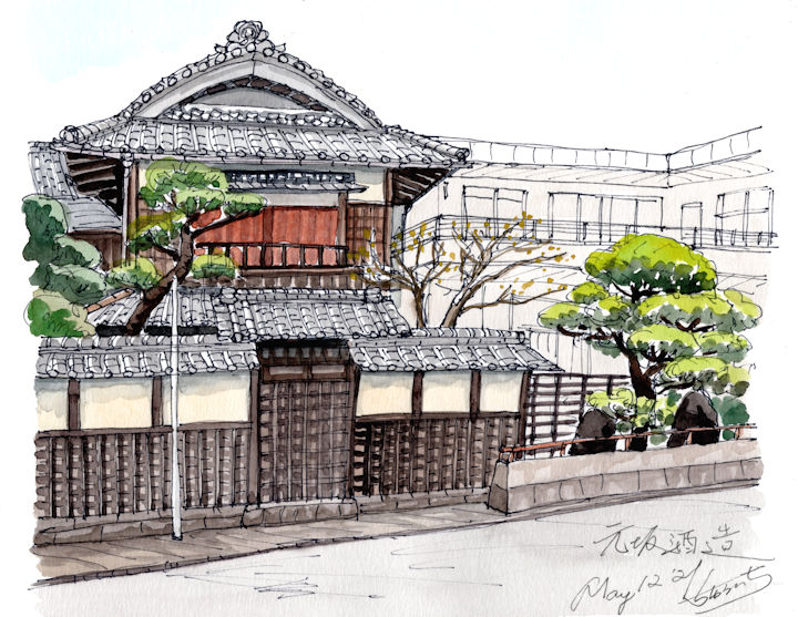 酒屋八兵衛の酒蔵である元坂酒造(三重)
