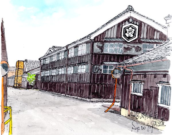 宮の雪の酒蔵である宮崎本店(三重)