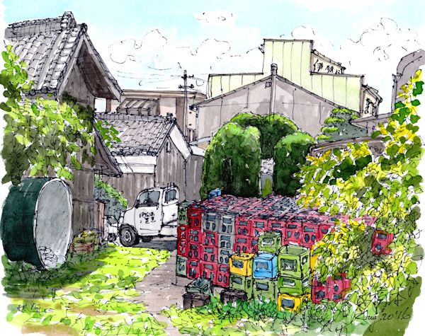 俳聖芭蕉の酒蔵である橋本酒造場(三重)