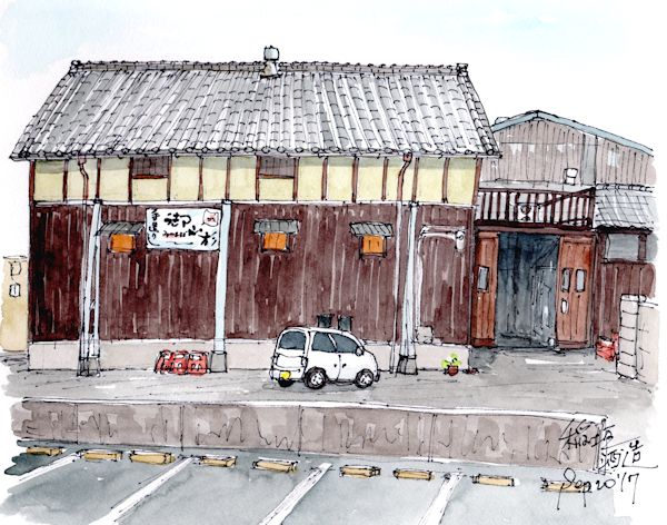 御山杉の酒蔵である稲垣酒造場(三重)