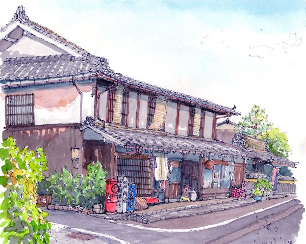 北国街道の酒蔵である山路酒造(滋賀)