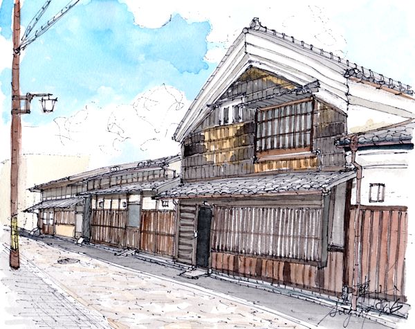 坤滴の酒蔵である東山酒造(京都)