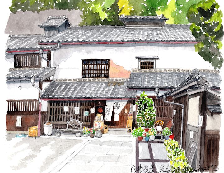 京の春の酒蔵である向井酒造(京都)