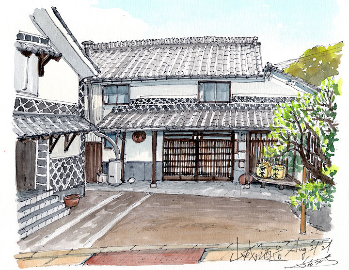蘭の誉の酒蔵である山成酒造(岡山)