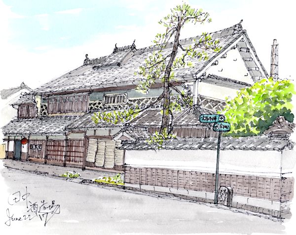 山王の酒蔵である田中酒造場(岡山)