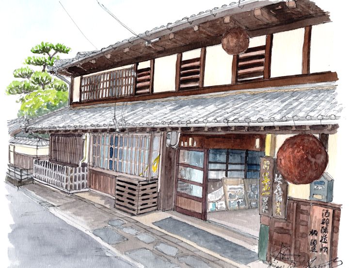 於多福の酒蔵である柄酒造(広島)