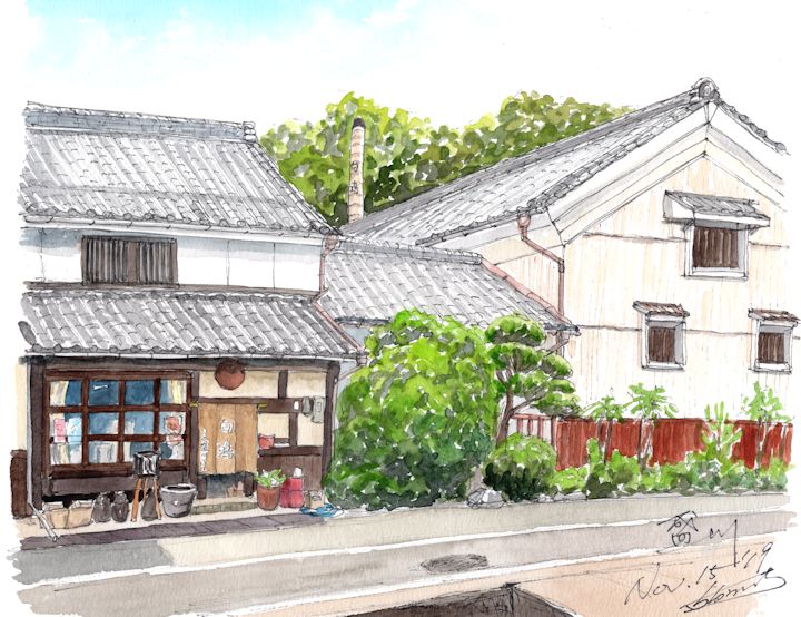 白鴻の酒蔵である盛川酒造(広島)