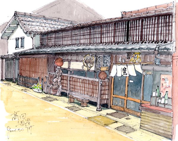 此君の酒蔵である高田酒造(鳥取)