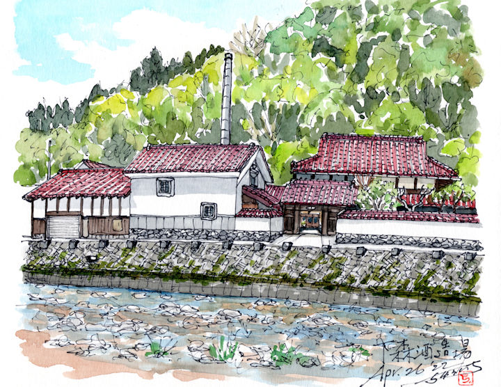 菊露の酒蔵である下森酒造場(島根)