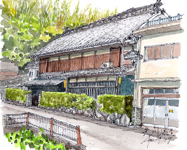 笹緑の酒蔵である矢川酒造(徳島)