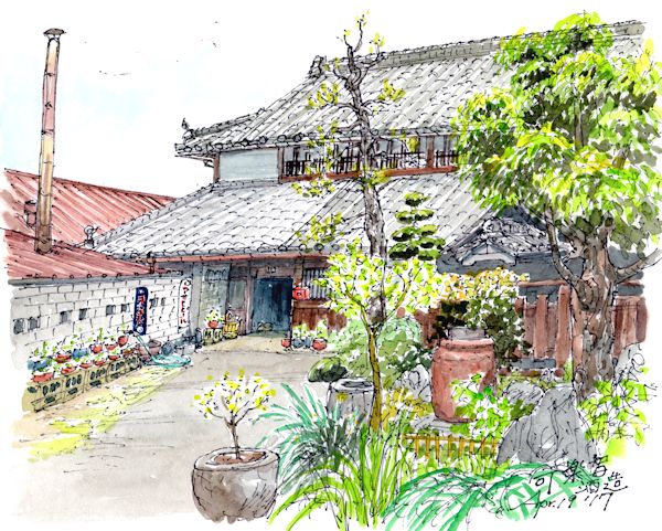 可楽智の酒蔵である可楽智酒造(徳島)