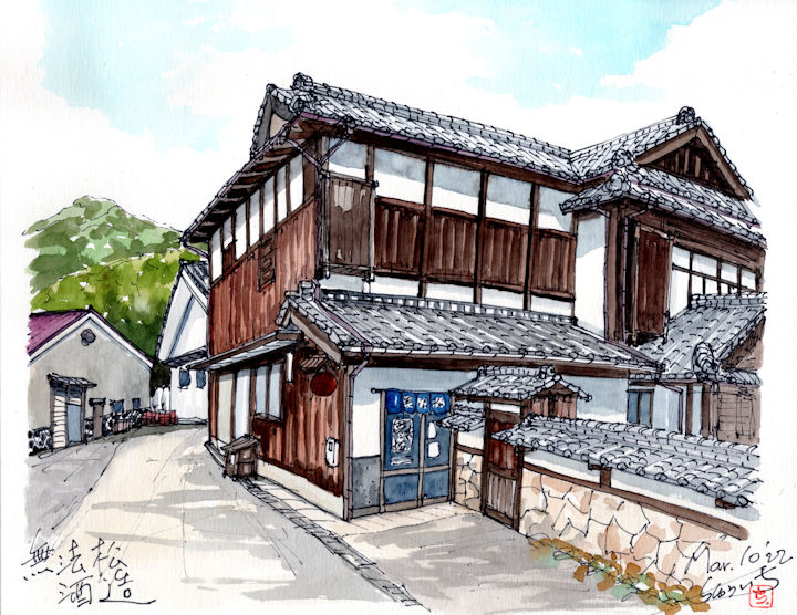 無法松の酒蔵である無法松酒造(福岡)