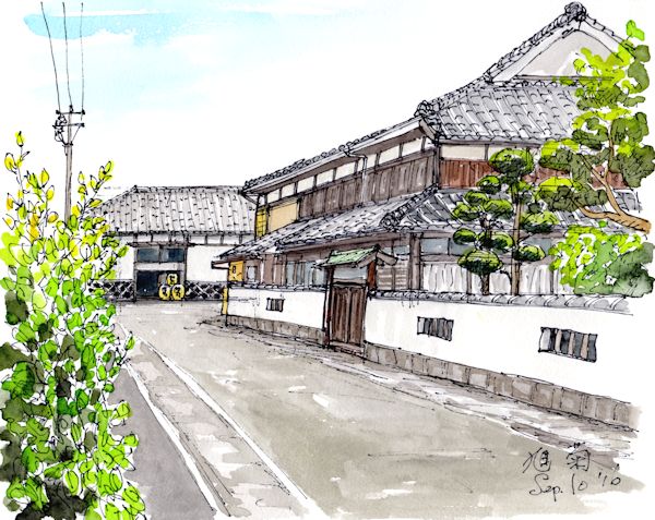 旭菊の酒蔵である旭菊酒造(福岡)