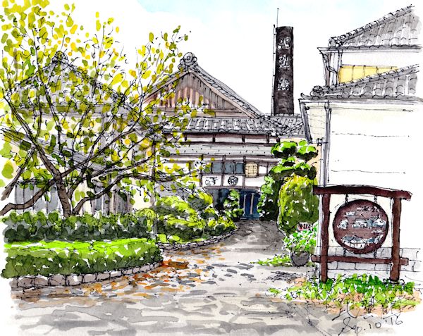比翼鶴の酒蔵である比翼鶴酒造(福岡)