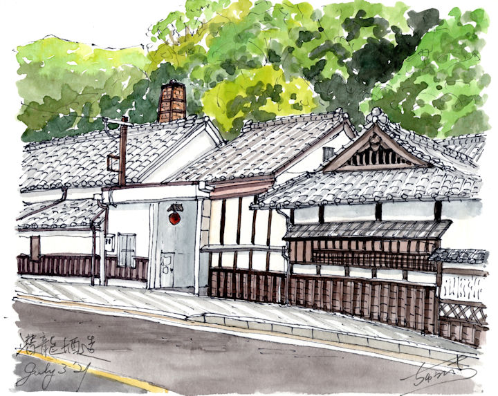 ふるさと讃歌の酒蔵である潜龍酒造(長崎)