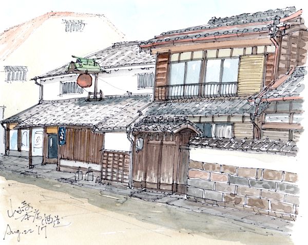 まが玉の酒蔵である山崎本店酒造場(長崎)
