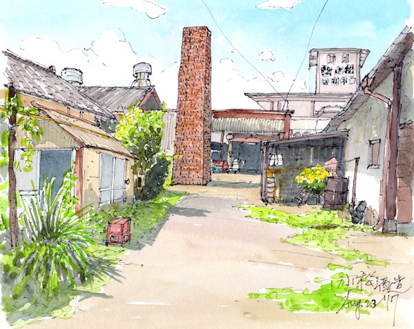 豊潤の酒蔵である小松酒造場(大分)