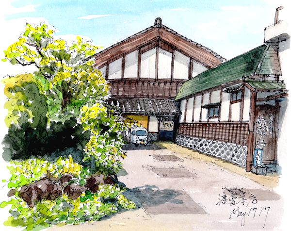壷中之天の酒蔵である渡會本店(山形)