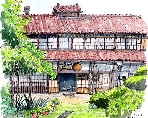 会津娘の酒蔵である高橋庄作酒造店(福島)