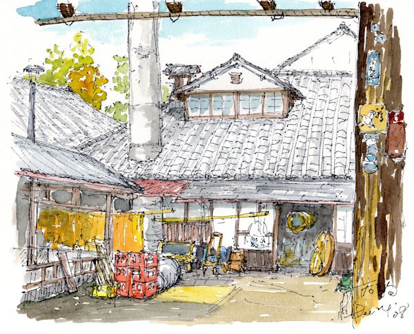 かねたまるの酒蔵である若駒酒造(栃木)