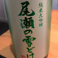 尾瀬の雪どけ