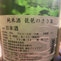 琵琶のさゝ浪のレビュー by_日本酒太郎右衛門景義