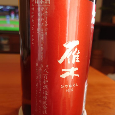 日本酒　雁木　八百新酒造 雁木 ( がんぎ ) ANOTHER 純米原酒 720ml / 山口県 八百新酒造